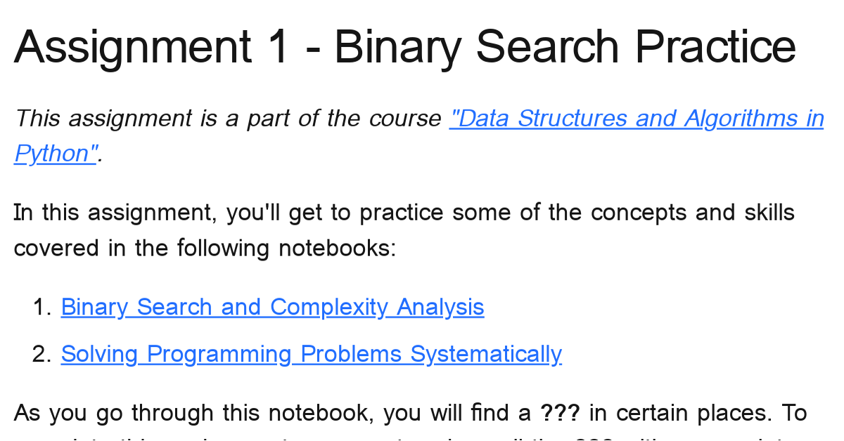 python-binary-search-assignment