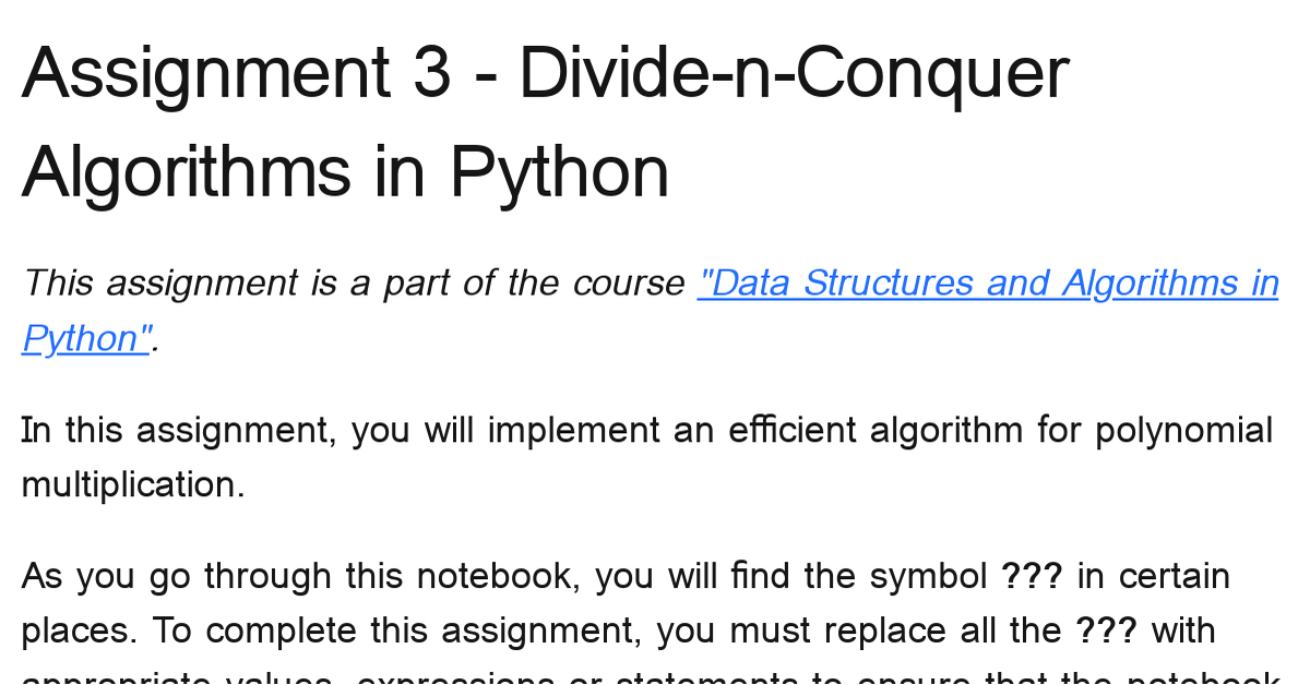 python-divide-and-conquer-assignment-ae390